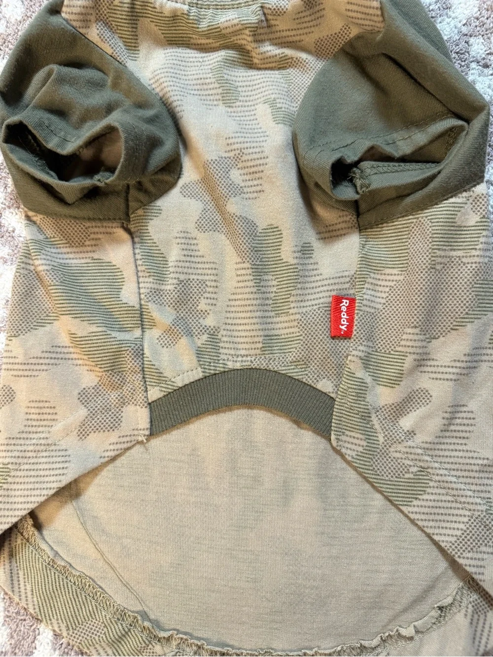 Camo Pocket Dog Tee - Olive Green